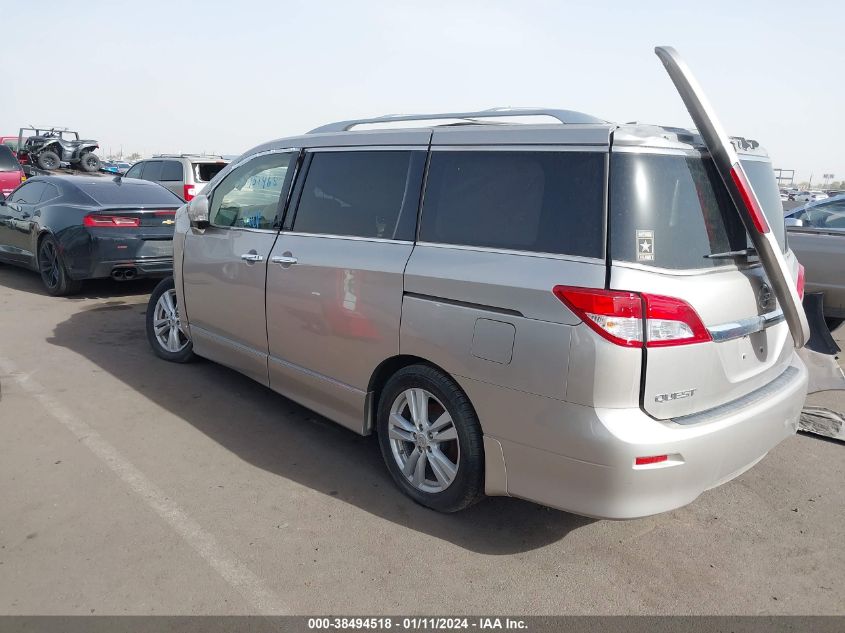 2013 NISSAN QUEST LE - JN8AE2KP6D9070216
