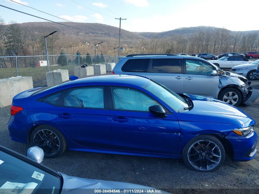 2022 HONDA CIVIC SPORT - 2HGFE2F58NH587271