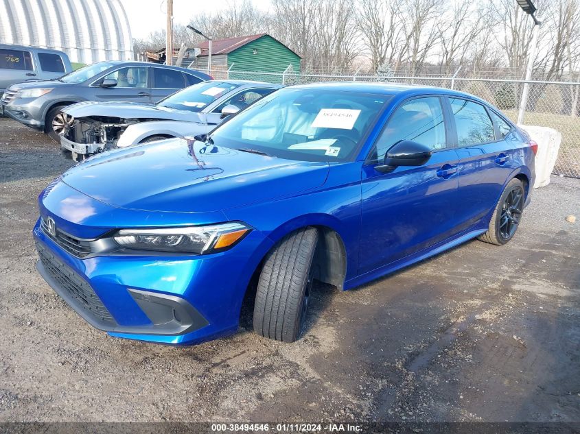 2022 HONDA CIVIC SPORT - 2HGFE2F58NH587271