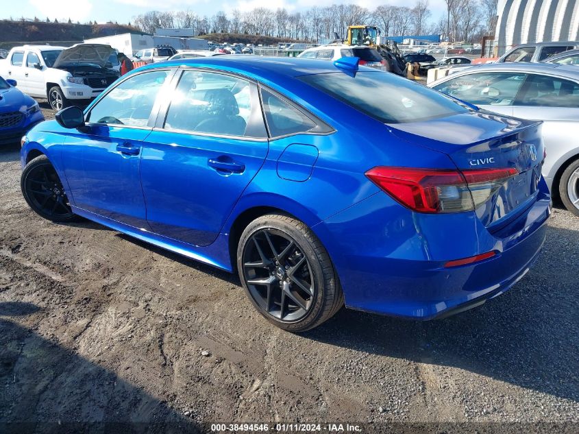 2022 HONDA CIVIC SPORT - 2HGFE2F58NH587271