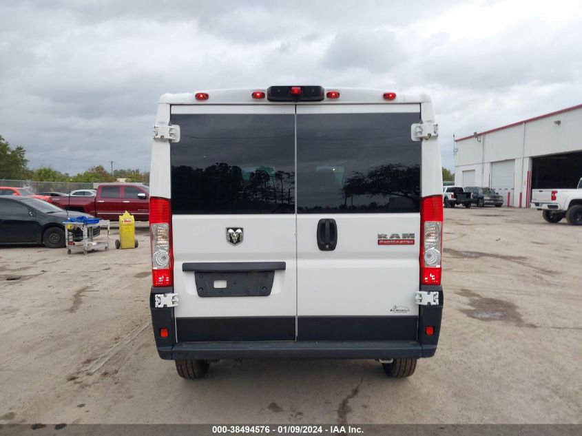 2019 RAM PROMASTER 1500 LOW ROOF 136 WB 3C6TRVAG1KE565564