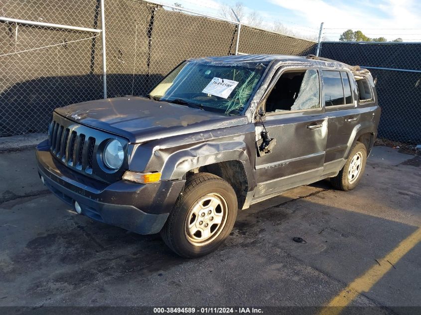 2014 JEEP PATRIOT SPORT - 1C4NJPBA9ED676691
