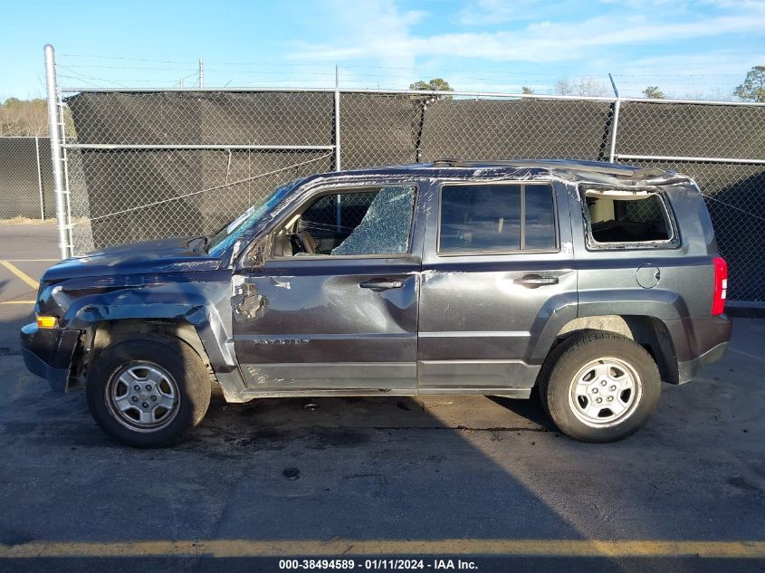 2014 JEEP PATRIOT SPORT - 1C4NJPBA9ED676691