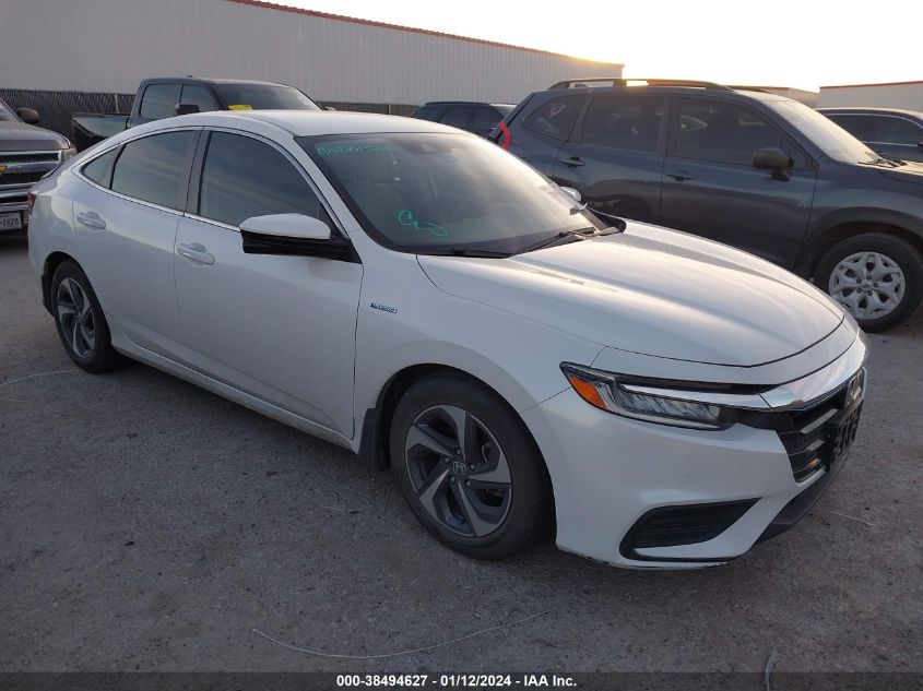 2019 HONDA INSIGHT EX - 19XZE4F52KE012096