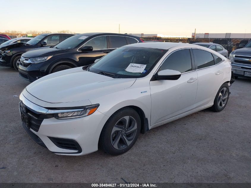 2019 HONDA INSIGHT EX - 19XZE4F52KE012096