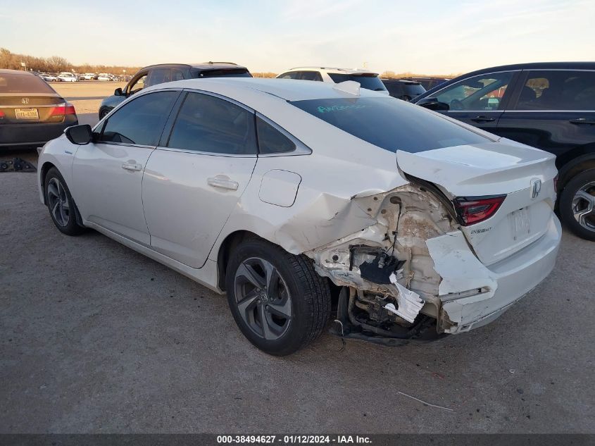 2019 HONDA INSIGHT EX - 19XZE4F52KE012096