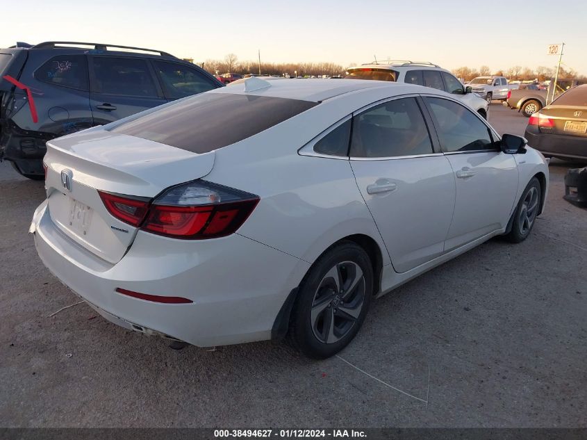 2019 HONDA INSIGHT EX - 19XZE4F52KE012096