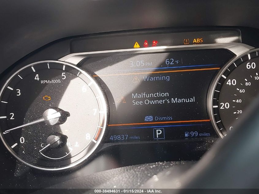2021 NISSAN ALTIMA SV - 1N4BL4DV1MN415517
