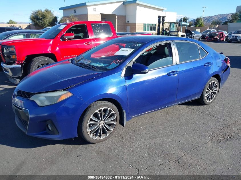 2015 TOYOTA COROLLA S PLUS - 5YFBURHE3FP242748