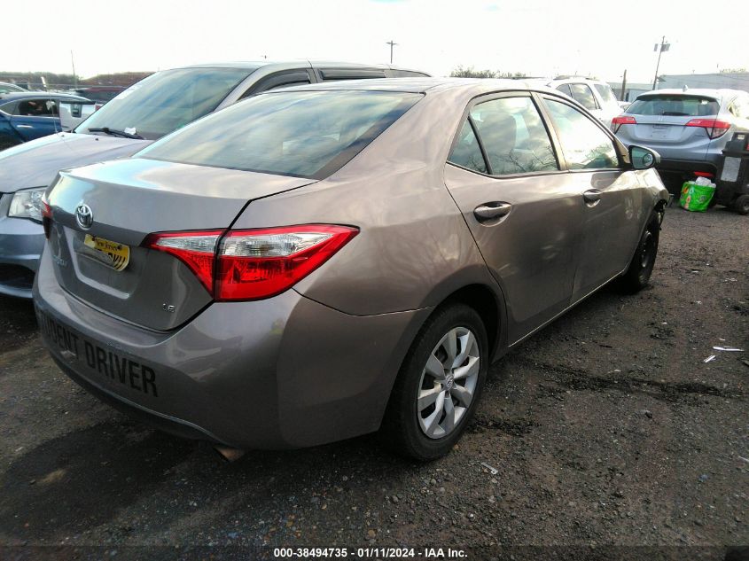 2014 TOYOTA COROLLA L/LE/LE PLS/PRM/S/S PLS - 2T1BURHE4EC051094