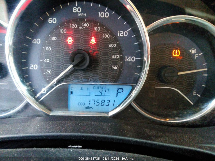 2014 TOYOTA COROLLA L/LE/LE PLS/PRM/S/S PLS - 2T1BURHE4EC051094