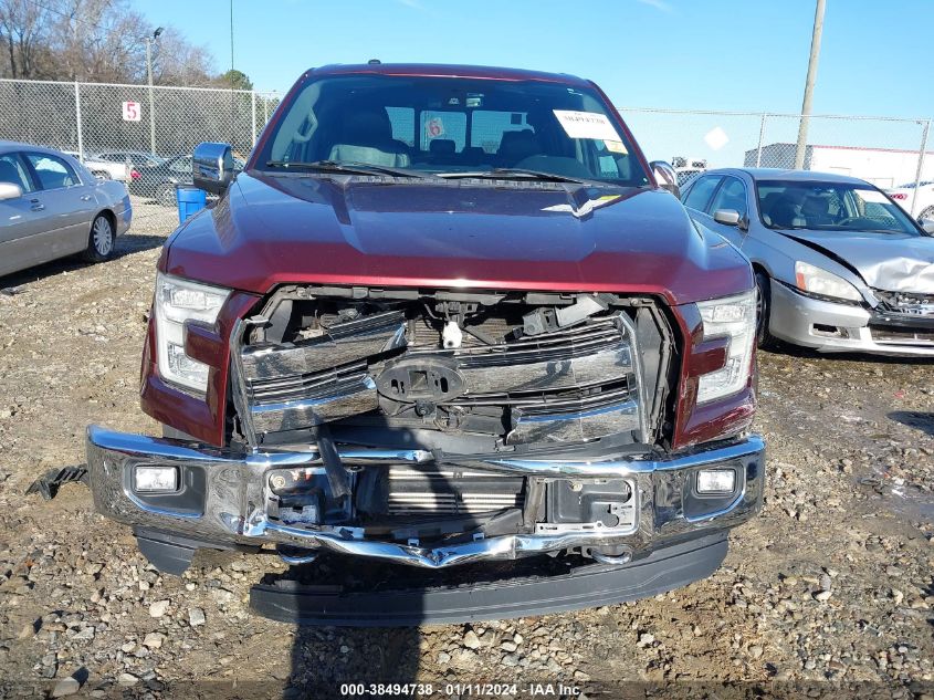 2015 FORD F-150 LARIAT - 1FTEW1EG2FFB66283