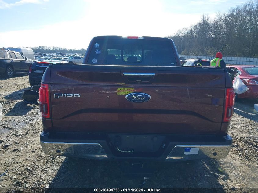 2015 FORD F-150 LARIAT - 1FTEW1EG2FFB66283