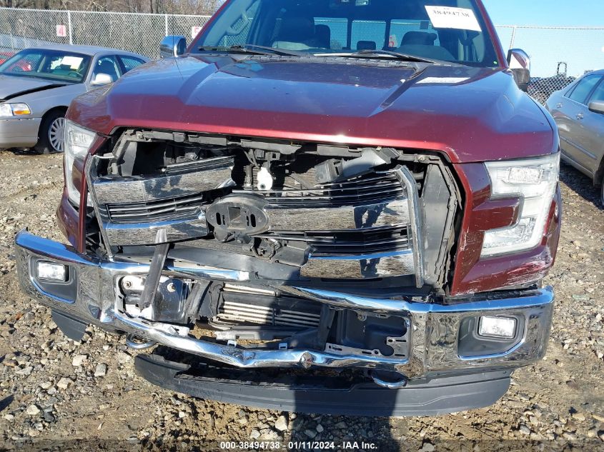 2015 FORD F-150 LARIAT - 1FTEW1EG2FFB66283