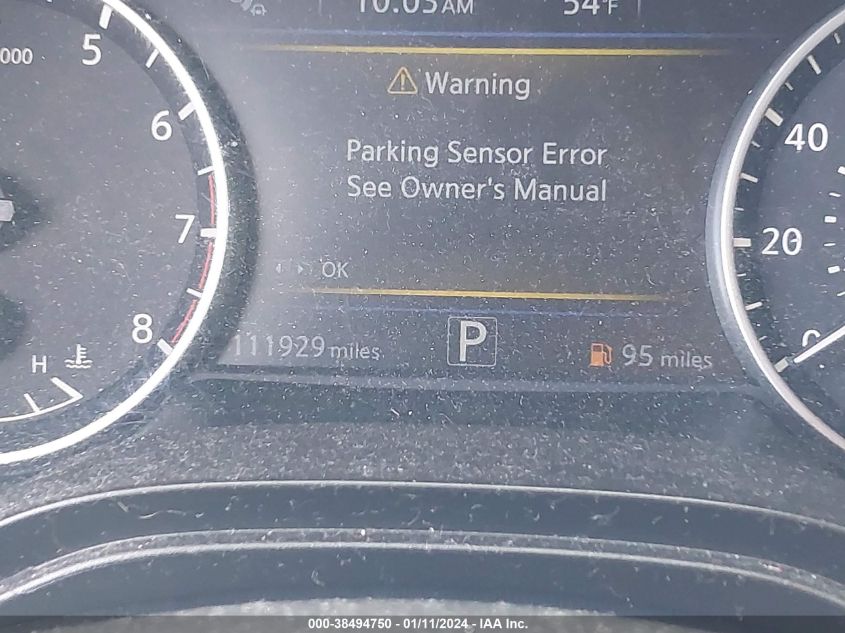 2018 NISSAN MAXIMA 3.5S/SV/SL/SR/PLAT - 1N4AA6AP7JC368553