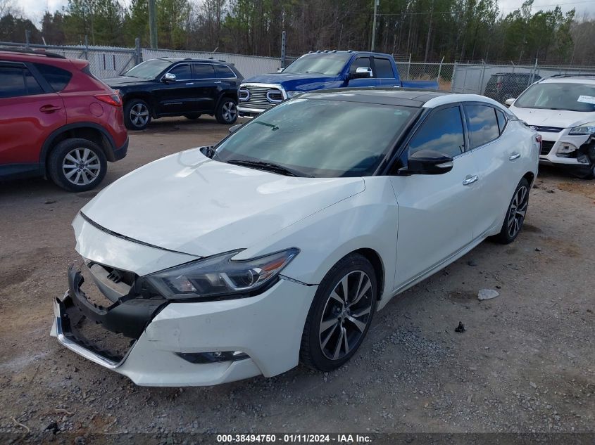 2018 NISSAN MAXIMA 3.5S/SV/SL/SR/PLAT - 1N4AA6AP7JC368553