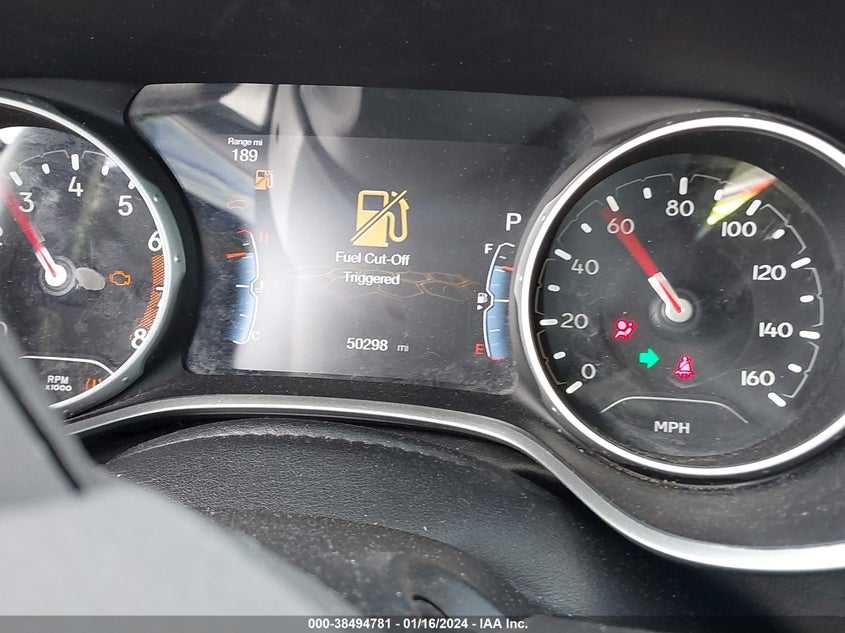 VIN 3C4NJDBB1MT598097 2021 JEEP COMPASS LATITUDE 4X4