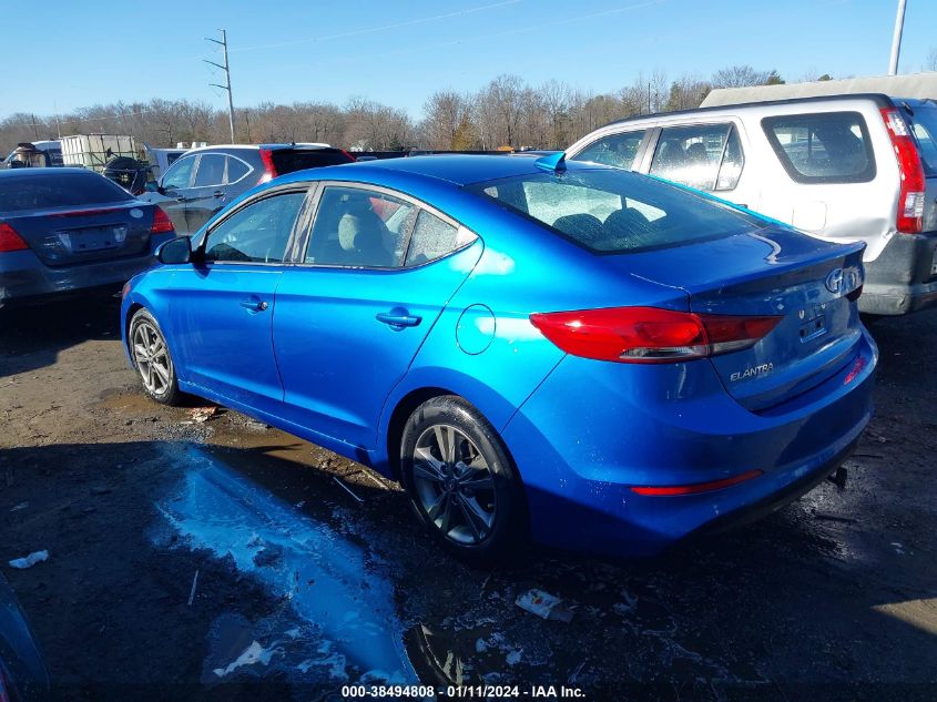 2018 HYUNDAI ELANTRA SEL - 5NPD84LF1JH220723