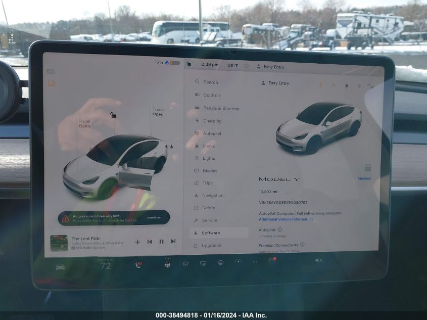 2023 TESLA MODEL Y - 7SAYGDEEXPA080767