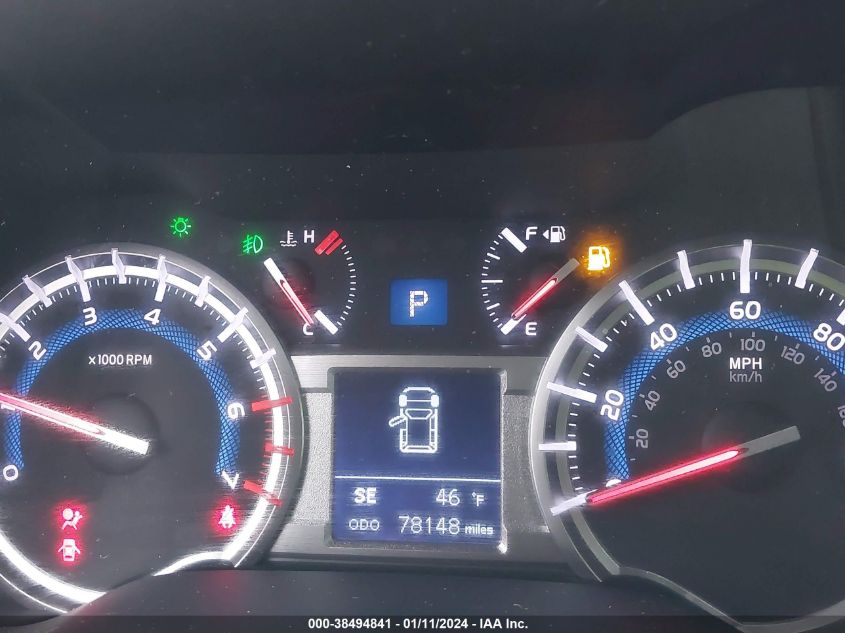 2019 TOYOTA 4RUNNER SR5/LIMITED/LIMITED NIGHT SHADE - JTEZU5JR4K5199917