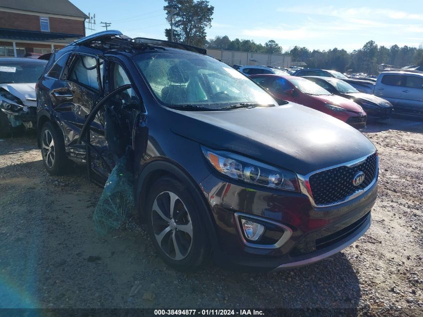 2016 KIA SORENTO EX - 5XYPHDA57GG121203