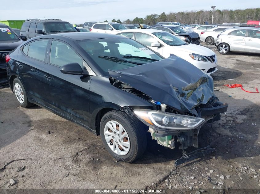 2017 HYUNDAI ELANTRA SE - 5NPD74LF8HH052320