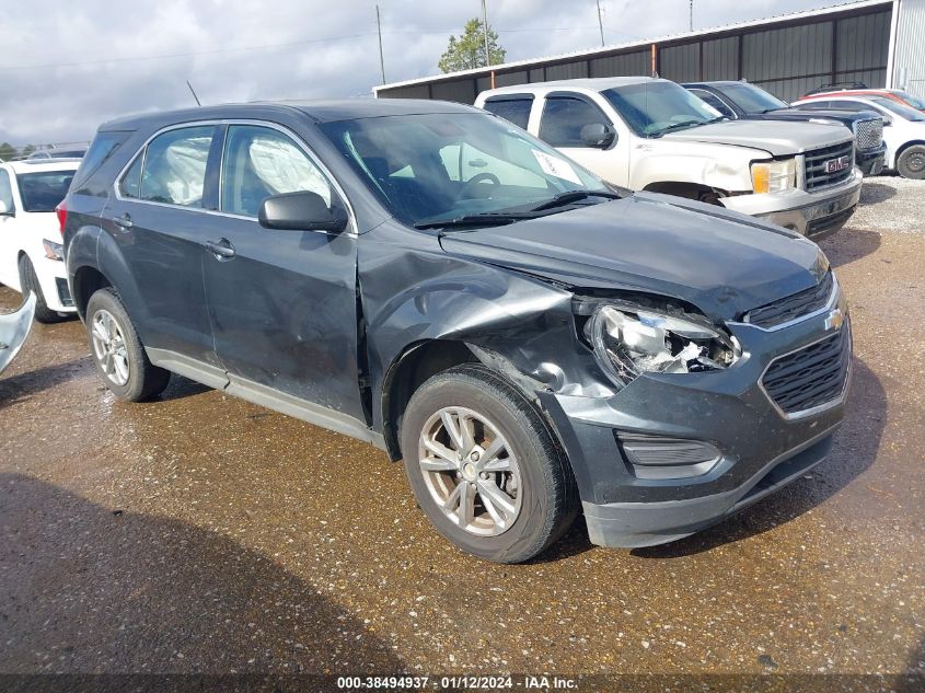 2017 CHEVROLET EQUINOX LS - 2GNFLEEK5H6207695