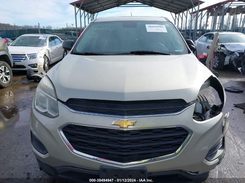 2016 CHEVROLET EQUINOX LS - 2GNALBEK5G1171561