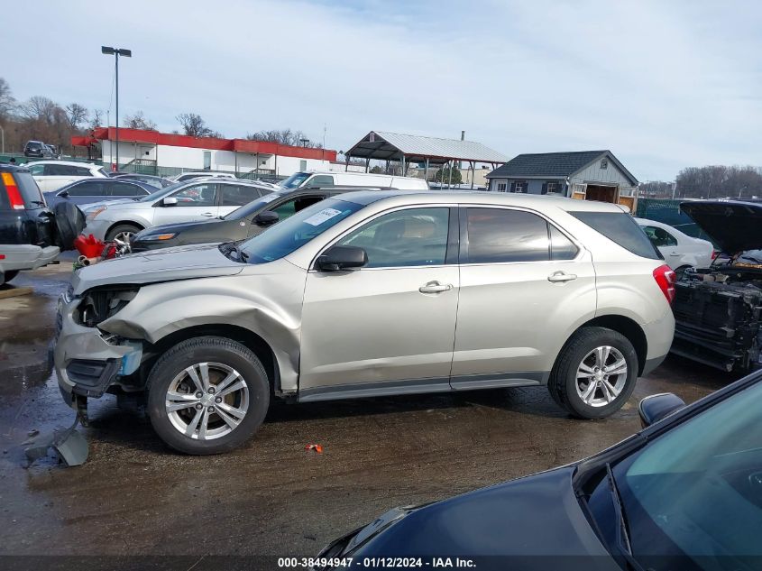 2016 CHEVROLET EQUINOX LS - 2GNALBEK5G1171561