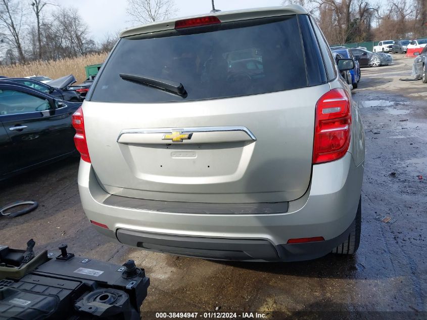 2016 CHEVROLET EQUINOX LS - 2GNALBEK5G1171561