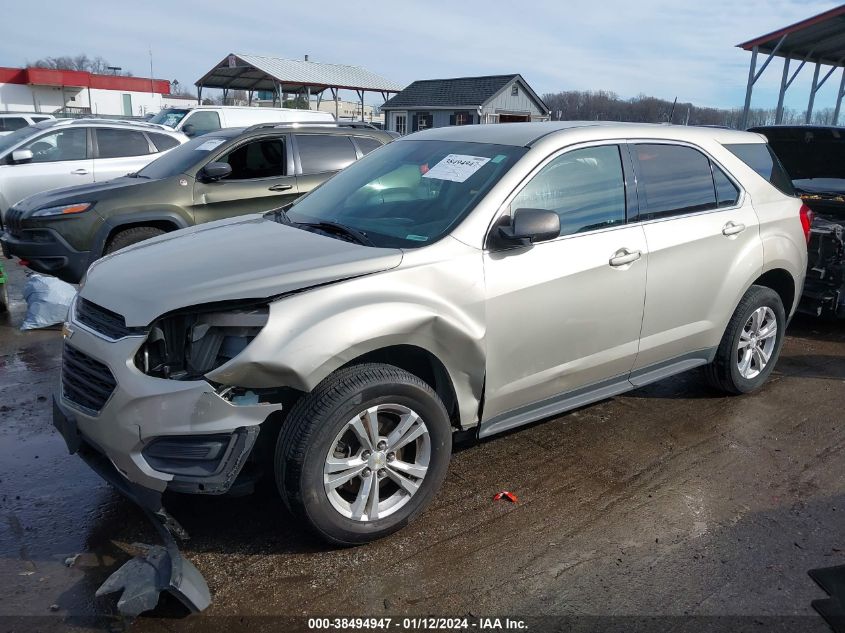 2016 CHEVROLET EQUINOX LS - 2GNALBEK5G1171561