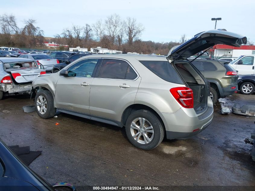 2016 CHEVROLET EQUINOX LS - 2GNALBEK5G1171561