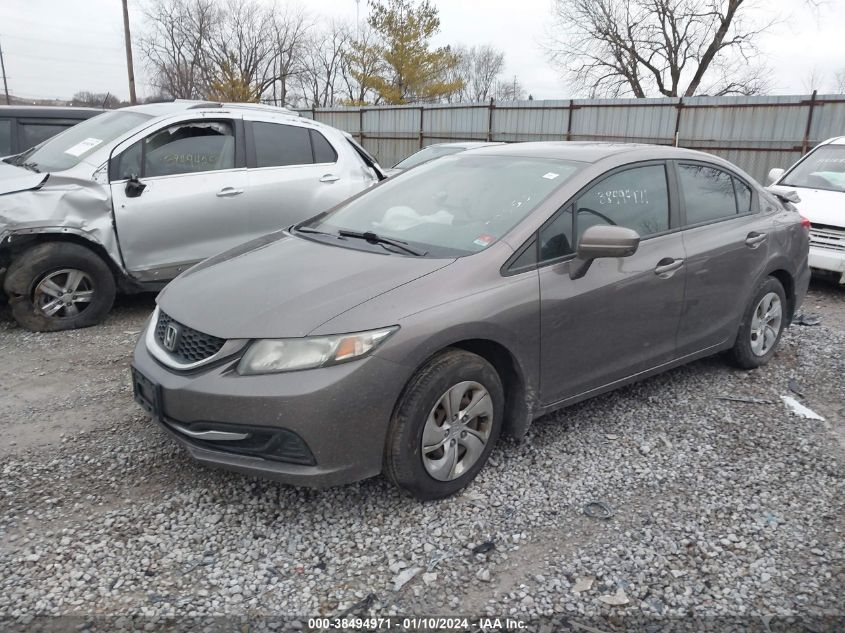 2014 HONDA CIVIC LX - 19XFB2F54EE000536