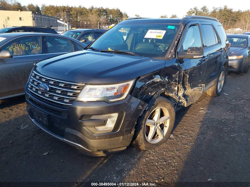 VIN 1FM5K8D87HGC97992 2017 FORD EXPLORER XLT