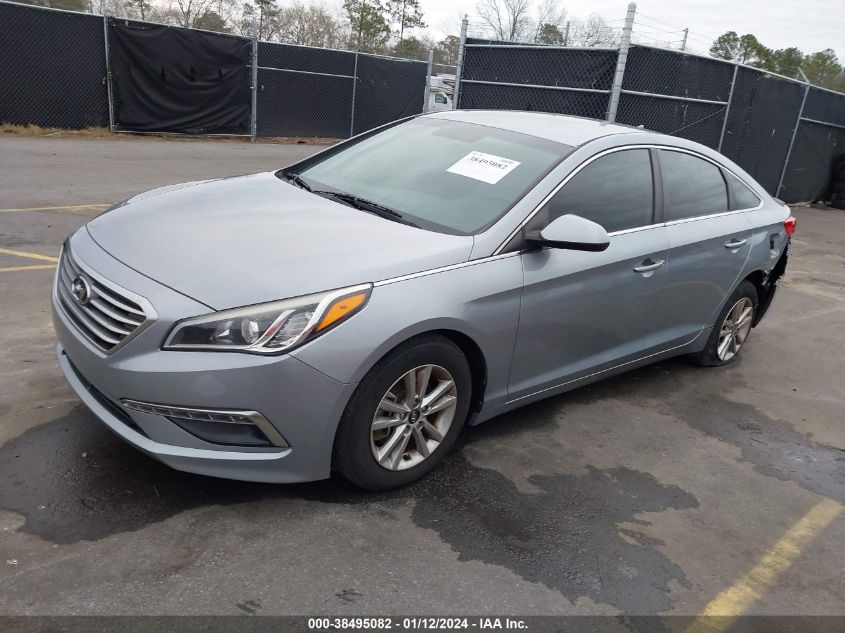 2015 HYUNDAI SONATA SE - 5NPE24AF1FH052176