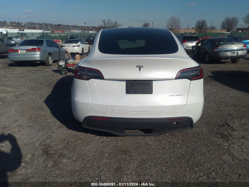 2023 TESLA MODEL Y AWD/LONG RANGE DUAL MOTOR ALL-WHEEL DRIVE - 7SAYGDEE8PA036248