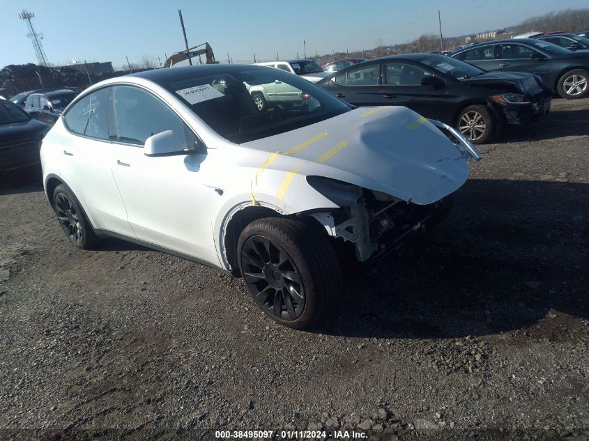 2023 TESLA MODEL Y AWD/LONG RANGE DUAL MOTOR ALL-WHEEL DRIVE - 7SAYGDEE8PA036248