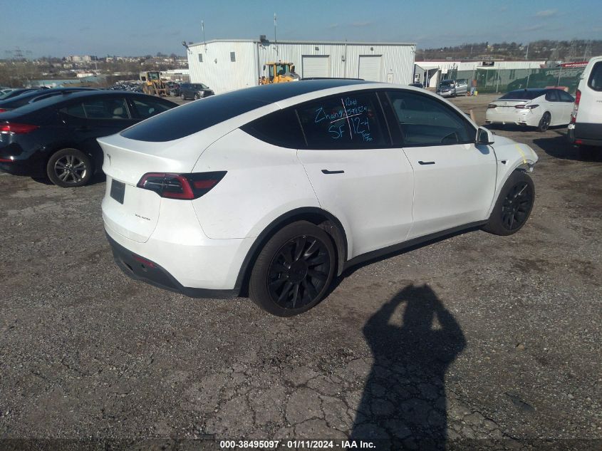 2023 TESLA MODEL Y AWD/LONG RANGE DUAL MOTOR ALL-WHEEL DRIVE - 7SAYGDEE8PA036248