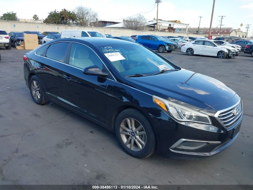 2016 HYUNDAI SONATA SE - 5NPE24AF9GH275177