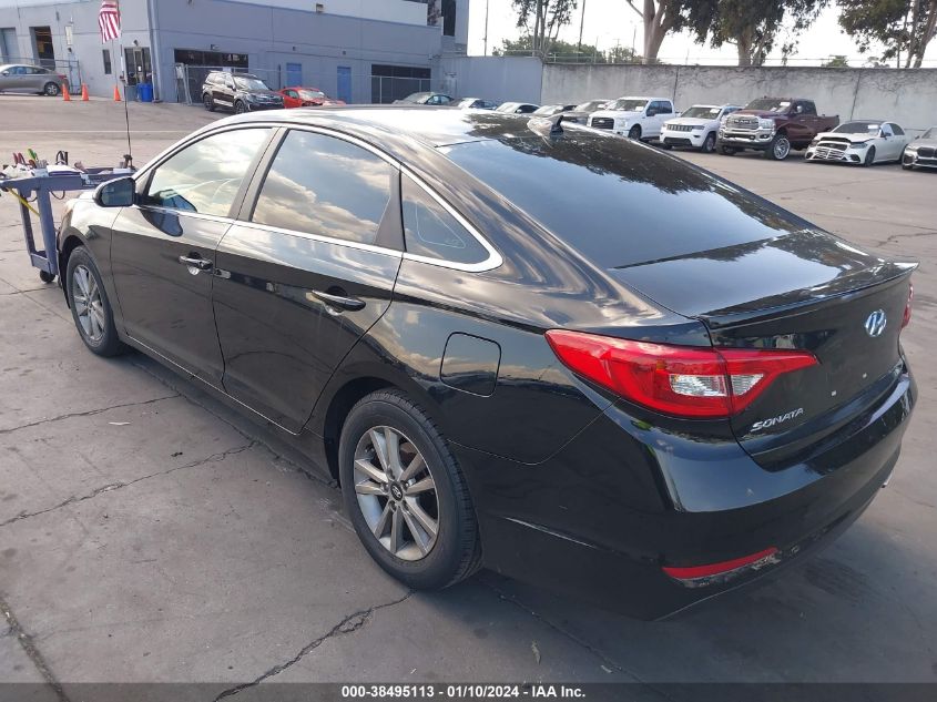 2016 HYUNDAI SONATA SE - 5NPE24AF9GH275177