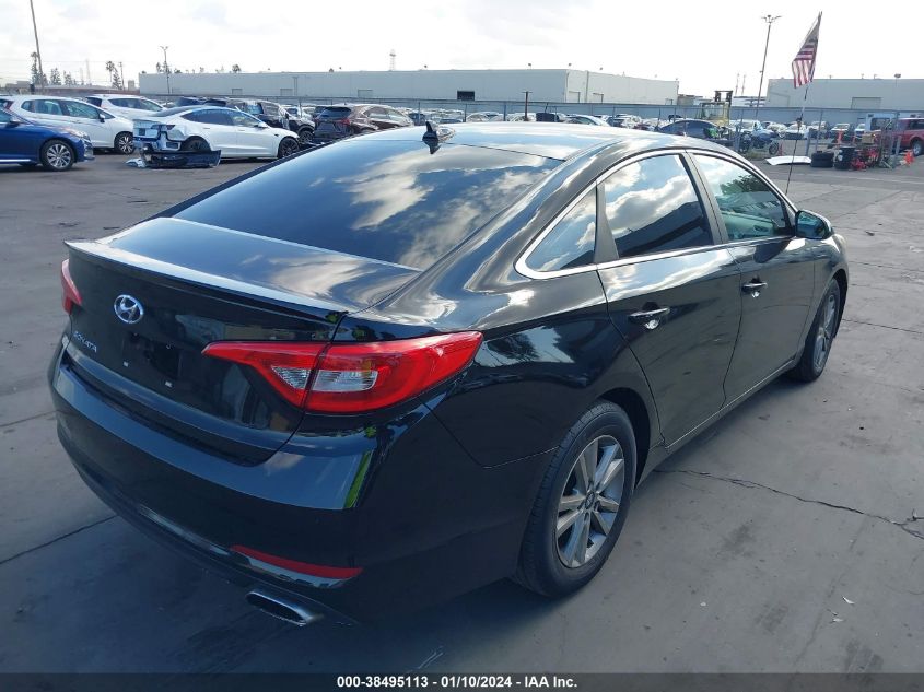 2016 HYUNDAI SONATA SE - 5NPE24AF9GH275177