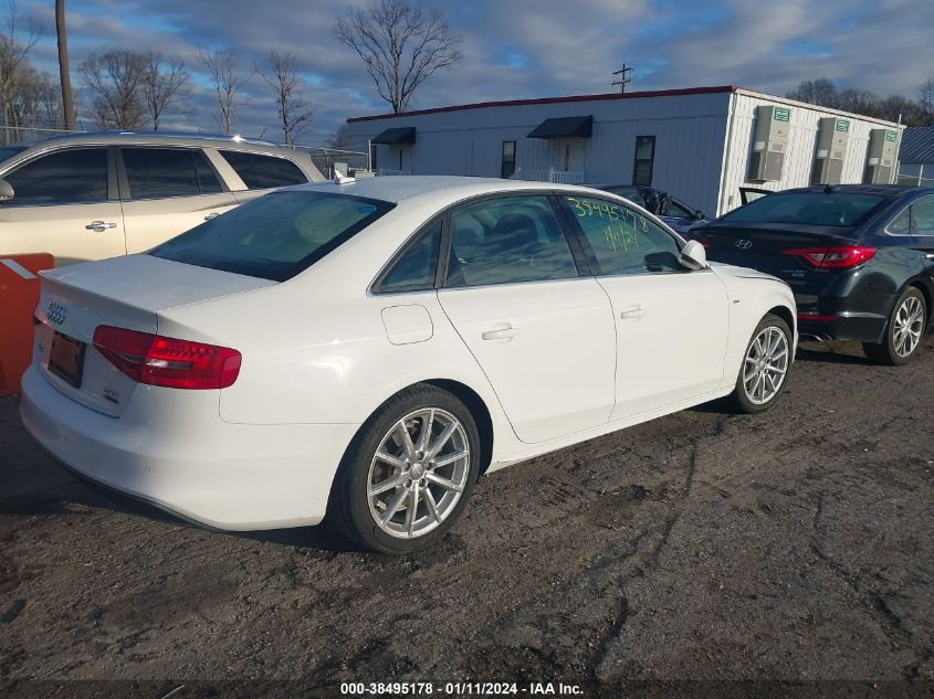 2016 AUDI A4 PREMIUM PLUS S-LINE - WAUFFAFL5GN017855