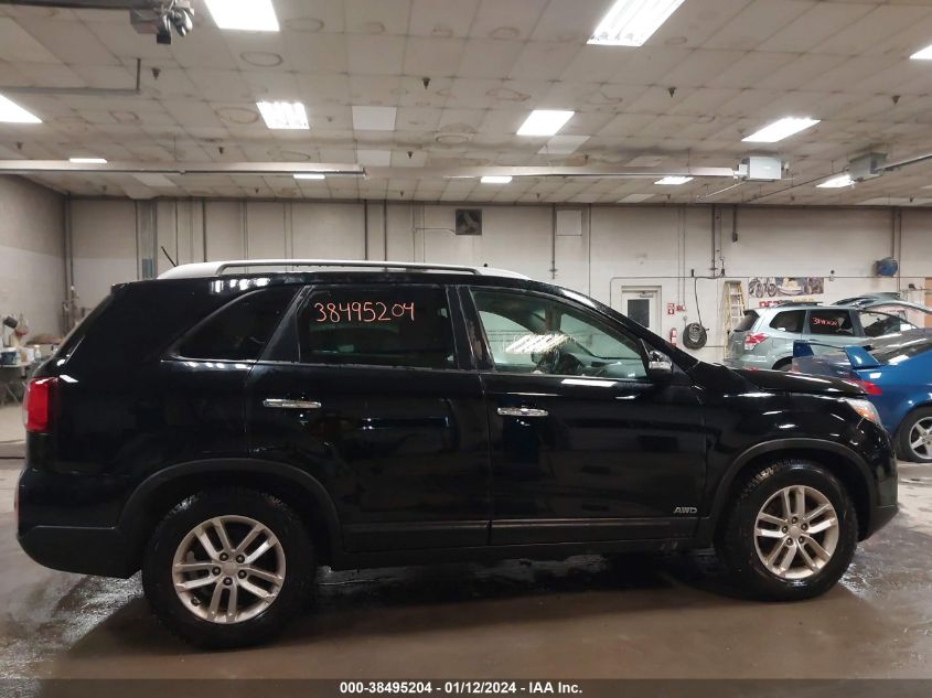 2015 KIA SORENTO LX - 5XYKTCA62FG585834