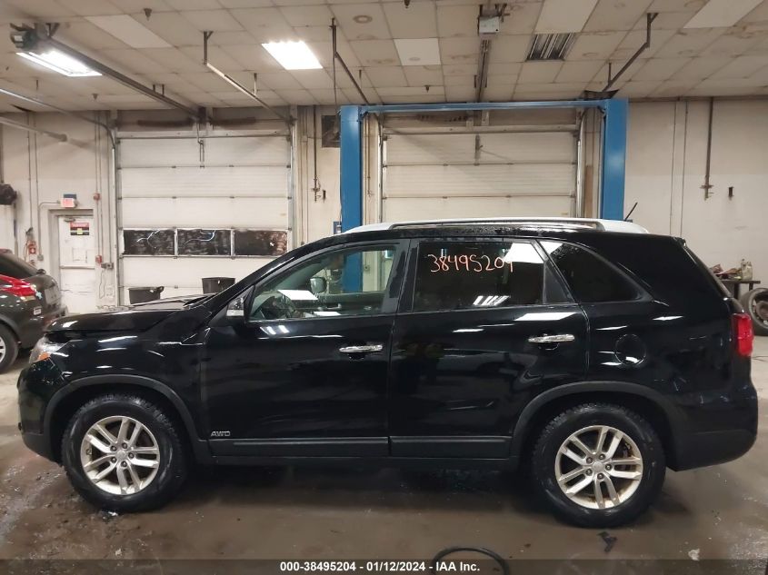 2015 KIA SORENTO LX - 5XYKTCA62FG585834