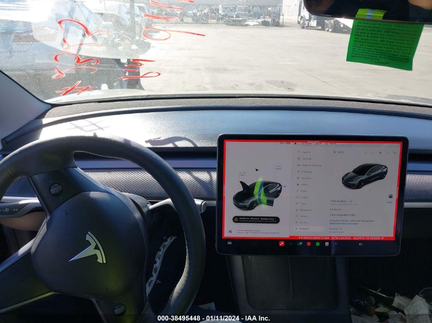 2021 TESLA MODEL 3 - 5YJ3E1EA4MF075359