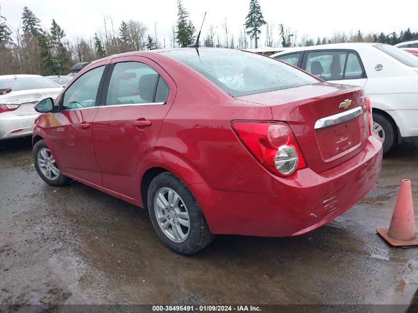 2014 CHEVROLET SONIC LT AUTO - 1G1JC5SG1E4180570
