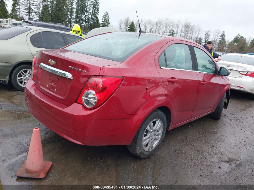 2014 CHEVROLET SONIC LT AUTO - 1G1JC5SG1E4180570