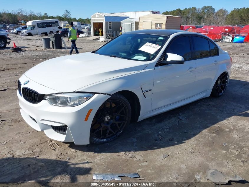 WBS3C9C55FP803508 2015 BMW M3 - Image 2