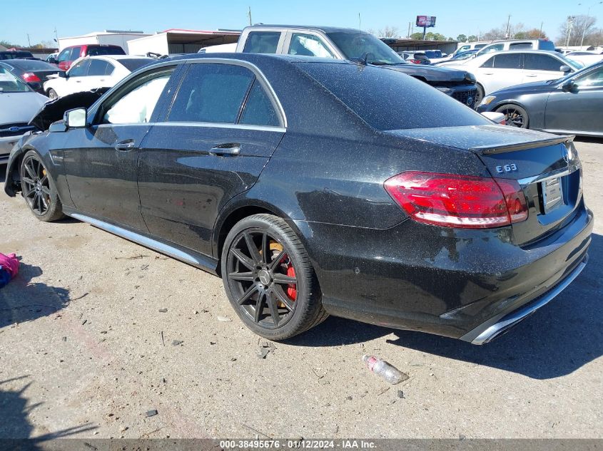 2014 MERCEDES-BENZ E 63 AMG S 4MATIC WDDHF7GBXEA974674
