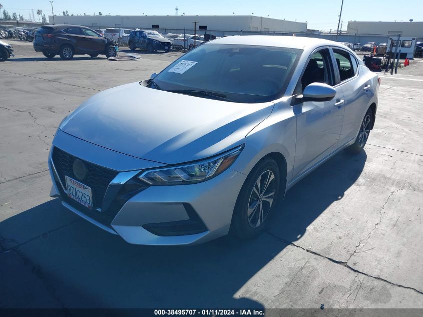 2022 NISSAN SENTRA SV XTRONIC CVT - 3N1AB8CV2NY206778